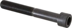 Made in USA - 5/8-11 UNC Hex Socket Drive, Socket Cap Screw - Alloy Steel, Black Oxide Finish, Partially Threaded, 4-1/2" Length Under Head - USA Tool & Supply
