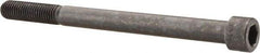Made in USA - 5/8-11 UNC Hex Socket Drive, Socket Cap Screw - Alloy Steel, Black Oxide Finish, Partially Threaded, 8" Length Under Head - USA Tool & Supply