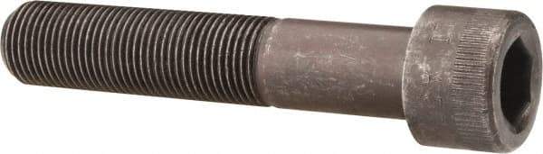 Made in USA - 5/8-18 UNF Hex Socket Drive, Socket Cap Screw - Alloy Steel, Black Oxide Finish, Partially Threaded, 3-1/4" Length Under Head - USA Tool & Supply