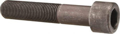 Made in USA - 5/8-18 UNF Hex Socket Drive, Socket Cap Screw - Alloy Steel, Black Oxide Finish, Partially Threaded, 3-1/4" Length Under Head - USA Tool & Supply