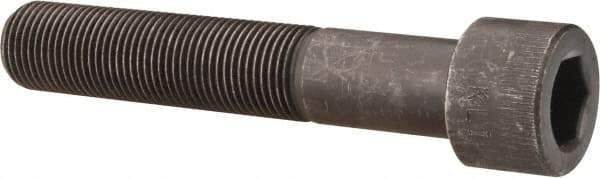 Made in USA - 5/8-18 UNF Hex Socket Drive, Socket Cap Screw - Alloy Steel, Black Oxide Finish, Partially Threaded, 3-1/2" Length Under Head - USA Tool & Supply
