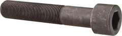 Made in USA - 5/8-18 UNF Hex Socket Drive, Socket Cap Screw - Alloy Steel, Black Oxide Finish, Partially Threaded, 3-1/2" Length Under Head - USA Tool & Supply