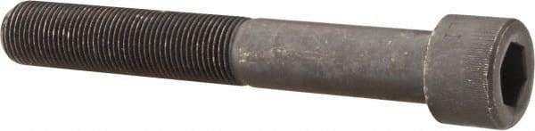 Made in USA - 5/8-18 UNF Hex Socket Drive, Socket Cap Screw - Alloy Steel, Black Oxide Finish, Partially Threaded, 4-1/2" Length Under Head - USA Tool & Supply