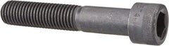 Made in USA - 3/4-10 UNC Hex Socket Drive, Socket Cap Screw - Alloy Steel, Black Oxide Finish, Partially Threaded, 4-1/4" Length Under Head - USA Tool & Supply
