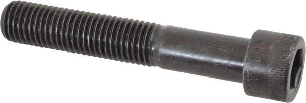 Made in USA - 3/4-10 UNC Hex Socket Drive, Socket Cap Screw - Alloy Steel, Black Oxide Finish, Partially Threaded, 4-1/2" Length Under Head - USA Tool & Supply