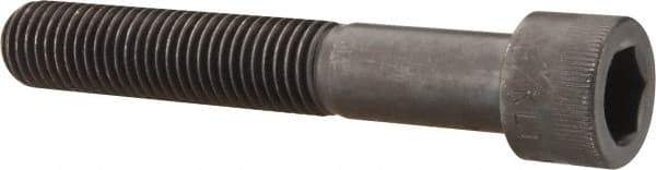 Made in USA - 3/4-10 UNC Hex Socket Drive, Socket Cap Screw - Alloy Steel, Black Oxide Finish, Partially Threaded, 4-3/4" Length Under Head - USA Tool & Supply
