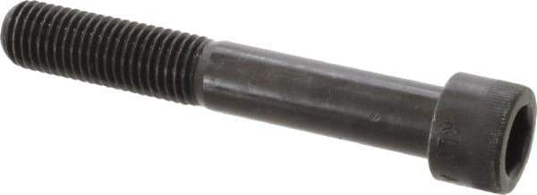 Made in USA - 3/4-10 UNC Hex Socket Drive, Socket Cap Screw - Alloy Steel, Black Oxide Finish, Partially Threaded, 5" Length Under Head - USA Tool & Supply