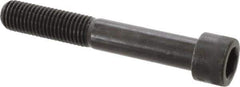 Made in USA - 3/4-10 UNC Hex Socket Drive, Socket Cap Screw - Alloy Steel, Black Oxide Finish, Partially Threaded, 5" Length Under Head - USA Tool & Supply