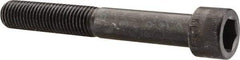 Made in USA - 3/4-10 UNC Hex Socket Drive, Socket Cap Screw - Alloy Steel, Black Oxide Finish, Partially Threaded, 5-1/2" Length Under Head - USA Tool & Supply
