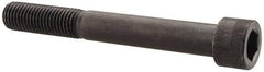 Made in USA - 3/4-10 UNC Hex Socket Drive, Socket Cap Screw - Alloy Steel, Black Oxide Finish, Partially Threaded, 6" Length Under Head - USA Tool & Supply