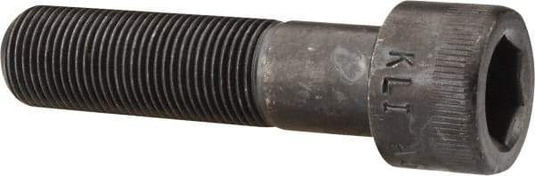 Made in USA - 3/4-16 UNF Hex Socket Drive, Socket Cap Screw - Alloy Steel, Black Oxide Finish, Partially Threaded, 3" Length Under Head - USA Tool & Supply