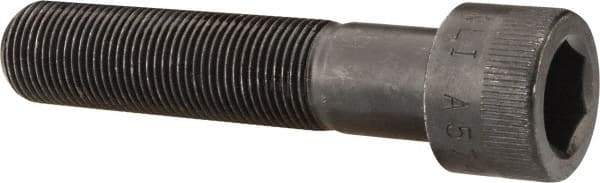 Made in USA - 3/4-16 UNF Hex Socket Drive, Socket Cap Screw - Alloy Steel, Black Oxide Finish, Partially Threaded, 3-1/2" Length Under Head - USA Tool & Supply