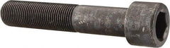 Made in USA - 3/4-16 UNF Hex Socket Drive, Socket Cap Screw - Alloy Steel, Black Oxide Finish, Partially Threaded, 4" Length Under Head - USA Tool & Supply