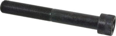 Made in USA - 3/4-16 UNF Hex Socket Drive, Socket Cap Screw - Alloy Steel, Black Oxide Finish, Partially Threaded, 5-1/2" Length Under Head - USA Tool & Supply