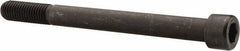 Made in USA - 3/4-16 UNF Hex Socket Drive, Socket Cap Screw - Alloy Steel, Black Oxide Finish, Partially Threaded, 8" Length Under Head - USA Tool & Supply