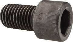 Made in USA - 7/8-9 UNC Hex Socket Drive, Socket Cap Screw - Alloy Steel, Black Oxide Finish, Fully Threaded, 1-1/2" Length Under Head - USA Tool & Supply