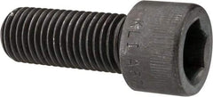 Made in USA - 7/8-9 UNC Hex Socket Drive, Socket Cap Screw - Alloy Steel, Black Oxide Finish, Fully Threaded, 2-1/4" Length Under Head - USA Tool & Supply
