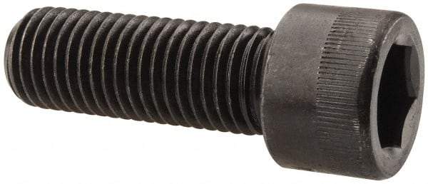 Made in USA - 7/8-9 UNC Hex Socket Drive, Socket Cap Screw - Alloy Steel, Black Oxide Finish, Fully Threaded, 2-1/2" Length Under Head - USA Tool & Supply