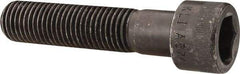 Made in USA - 7/8-9 UNC Hex Socket Drive, Socket Cap Screw - Alloy Steel, Black Oxide Finish, Partially Threaded, 4" Length Under Head - USA Tool & Supply
