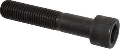 Made in USA - 7/8-9 UNC Hex Socket Drive, Socket Cap Screw - Alloy Steel, Black Oxide Finish, Partially Threaded, 4-1/2" Length Under Head - USA Tool & Supply