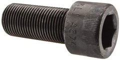 Made in USA - 7/8-14 UNF Hex Socket Drive, Socket Cap Screw - Alloy Steel, Black Oxide Finish, Partially Threaded, 2" Length Under Head - USA Tool & Supply