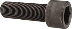 Made in USA - 7/8-14 UNF Hex Socket Drive, Socket Cap Screw - Alloy Steel, Black Oxide Finish, Fully Threaded, 2-3/4" Length Under Head - USA Tool & Supply