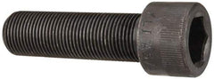 Made in USA - 7/8-14 UNF Hex Socket Drive, Socket Cap Screw - Alloy Steel, Black Oxide Finish, Fully Threaded, 3" Length Under Head - USA Tool & Supply