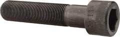 Made in USA - 7/8-14 UNF Hex Socket Drive, Socket Cap Screw - Alloy Steel, Black Oxide Finish, Partially Threaded, 4" Length Under Head - USA Tool & Supply