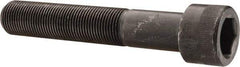 Made in USA - 7/8-14 UNF Hex Socket Drive, Socket Cap Screw - Alloy Steel, Black Oxide Finish, Partially Threaded, 5" Length Under Head - USA Tool & Supply