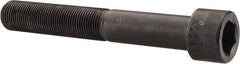 Made in USA - 7/8-14 UNF Hex Socket Drive, Socket Cap Screw - Alloy Steel, Black Oxide Finish, Partially Threaded, 6" Length Under Head - USA Tool & Supply