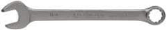 Paramount - 11/16" 12 Point Combination Wrench - 8-5/8" OAL, Chrome Vanadium Steel, Satin Finish - USA Tool & Supply