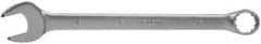 Paramount - 1" 12 Point Combination Wrench - 13-1/2" OAL, Chrome Vanadium Steel, Satin Finish - USA Tool & Supply