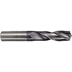 M.A. Ford - 7.3mm 142° Spiral Flute Solid Carbide Screw Machine Drill Bit - USA Tool & Supply