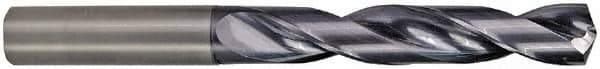 M.A. Ford - 20mm 142° Solid Carbide Jobber Drill - ALtima Finish, Right Hand Cut, Spiral Flute, Straight Shank, 160mm OAL - USA Tool & Supply