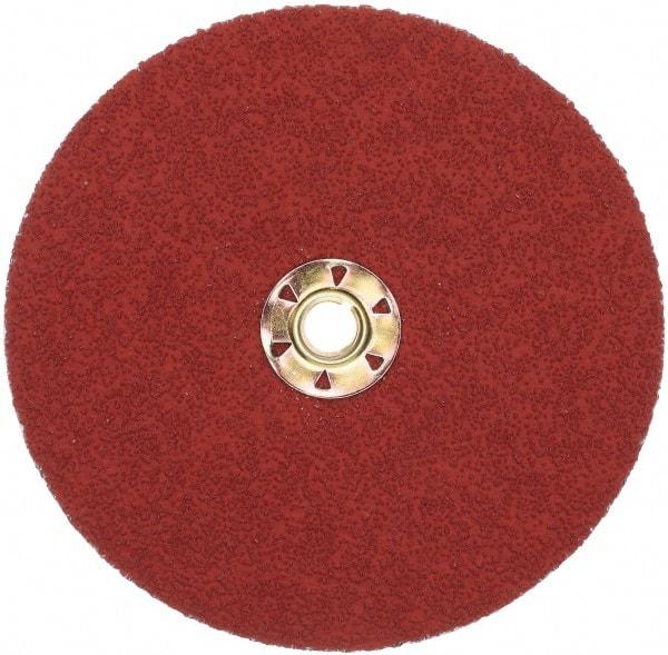 3M - 7" Diam 36 Grit Fiber Disc - Very Coarse Grade, Ceramic, 8,600 Max RPM, Series 987C - USA Tool & Supply