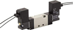 ARO/Ingersoll-Rand - Solenoid Actuator, Solenoid Return, 2 Position, Body Ported Solenoid Air Valve - 24 VDC Input, 1/4 CV, 4 Way, 115 psi, 122° Max Temp - USA Tool & Supply