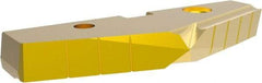 Allied Machine and Engineering - 96mm Diam x 7/16" Thick, Seat Code 7, 144° Included Angle Spade Drill Insert - TiN Coated, High Speed Steel, Series GEN2 T-A - USA Tool & Supply