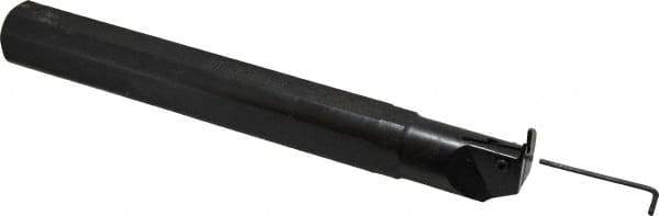 Seco - A..-CGGR, Right Hand, 0.44" Max Depth of Cut, Indexable Grooving Tool Holder - LC..1603.. Insert Compatibility, 12" OAL, Through Coolant - USA Tool & Supply