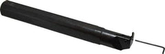 Seco - A..-CGGR, Right Hand, 0.44" Max Depth of Cut, Indexable Grooving Tool Holder - LC..1603.. Insert Compatibility, 12" OAL, Through Coolant - USA Tool & Supply