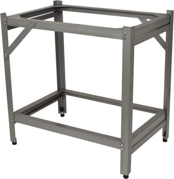 Value Collection - 36" Long x 24" Wide x 36" High, Steel Stationary Inspection Surface Plate Stand - Gray, For Use with MHC Surface Plates - USA Tool & Supply