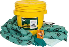 Brady SPC Sorbents - 15 Gal Capacity Hazardous Materials Spill Kit - 20 Gal Polyethylene Lab Pack - USA Tool & Supply