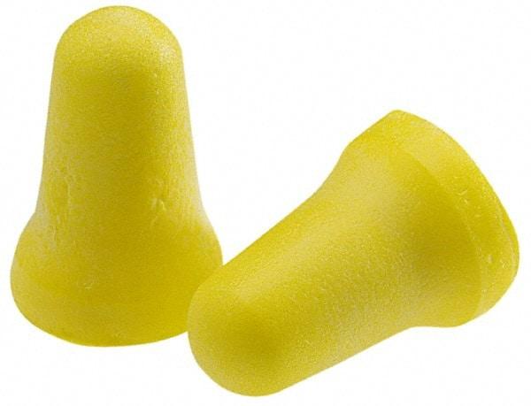 3M - Disposable, Uncorded, 28 dB, Taper Flare Earplugs - Yellow, 200 Pairs - USA Tool & Supply