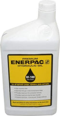 Enerpac - 1 Qt Bottle, Mineral Hydraulic Oil - ISO 32, <12,000 SUS at 0°F, 150 to 165 SUS at 100°F, 42 to 45 SUS at 210°F - USA Tool & Supply