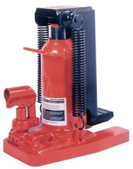 Omega Lift Equipment - 6 Ton Capacity Hydraulic Toe Lift Jack - 7/8" to 5-9/16" High, 4-3/4" Piston Stroke - USA Tool & Supply