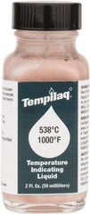 Tempil - 1,000°F Temp Indicating Liquid - 2 Ounce Container, 538°C - USA Tool & Supply