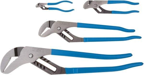 Channellock - 4 Piece Tongue & Groove Plier Set - Comes in Drawer Insert - USA Tool & Supply