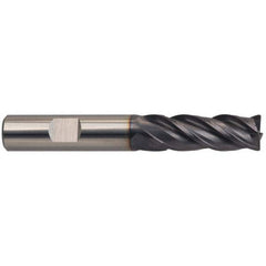 Guhring - 3/8" Diam, 1" Length of Cut, 3/8" Shank Diam, 2-1/2" OAL, 4 Flute Solid Carbide Square End Mill - USA Tool & Supply