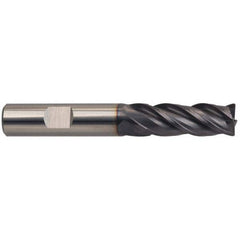 Guhring - 5/8" Diam 4 Flute Solid Carbide 0.031" Corner Radius End Mill - USA Tool & Supply