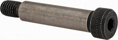 Value Collection - 5/16" Shoulder Diam x 1-1/4" Shoulder Length, 1/4-20 UNC, Hex Socket Shoulder Screw - 4140 Alloy Steel with Nylon Locking Patch, 7/32" Head Height x 7/16" Head Diam - USA Tool & Supply