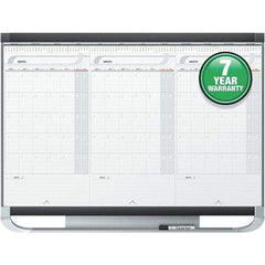 Quartet - 24" High x 36" Wide Dry Erase - Fiberboard/Plastic Frame, Includes Dry-Erase Marker & Mounting Kit - USA Tool & Supply